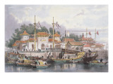 Buy Military Station of the Chinese Near the City of Chokian, C.1850 at AllPosters.com