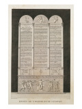 Buy French Declaration of the Rights of Man and the Citizen, Engraved by Jacques Louis Copia at AllPosters.com