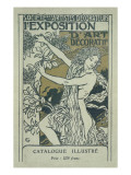 Buy Catalogue Cover for the 1st Exhibition of Decorative Art in Paris, January 1901 at AllPosters.com