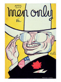 Buy Cover for 'Men Only' Magazine Depicting Harry S. Truman at AllPosters.com