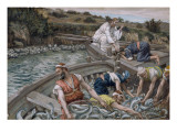 The First Miraculous Draught of Fish, Illustration for 'The Life of Christ', C.1886-94