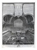 Buy Trial of Simon Fraser, Lord Lovat, in Westminster Hall, Engraved by James Basire, 1747 at AllPosters.com