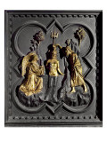 Buy The Baptism of Christ, Panel from the South Doors of the Baptistry at AllPosters.com
