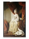 Buy Portrait of Queen Charlotte, Full Length, Seated in Robes of State at AllPosters.com