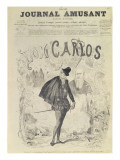 Front Page of 'Le Journal Amusant', with a Caricature of Don Carlos