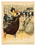 Buy Satire of a Salon Musical Evening from the Back Cover of 'Le Rire', 17th December 1898 at AllPosters.com