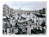 Buy O' Connell Bridge and the River Liffey, Dublin, C.1900 at AllPosters.com