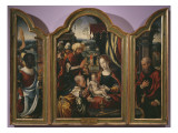 Buy Adoration of the Magi, Epiphany Triptych, C.1540 at AllPosters.com