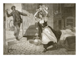 A Mother Kills Her Own Child, from 'Le Petit Parisien', 6th Septemner 1891