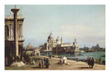 Buy The Piazzetta Venice, Looking Towards the Dogana and Santa Maria Della Salute at AllPosters.com