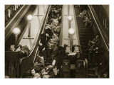 Londoners Seek Shelter from the Bombs in the Underground, 1940