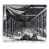 Buy The Royal Banquet, Illustration from 'Atlas Chinensis' by Arnoldus Montanus, 1671 at AllPosters.com