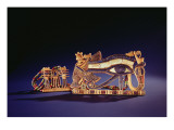 Buy Djed Pillar Pectoral and Wedjet Eye Pectoral, from the Tomb of Tutankhamun at AllPosters.com