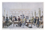 View of the Chemistry Laboratory of Baron Justus Von Liebig