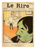 Buy Humorous Cartoon from the Front Cover of 'Le Rire', 22nd April 1899 at AllPosters.com