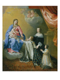 Buy The Virgin Mary Gives the Crown and Sceptre to Louis Xiv, 1643 at AllPosters.com