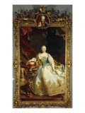 Buy Portrait of Empress Maria Theresa with Joseph Ii as a Child, 1744 at AllPosters.com