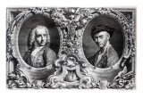 Canaletto and Antonio Visentini, Engraved by Visentini