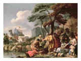 Jacob Burying the Strange Gods under the Oak by Shechem