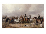 Buy Meet of the Prince Consort's Harriers at Windsor in the Great Park, 1845 at AllPosters.com