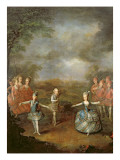 Marie Antoinette and Her Sisters in 'Il Trionfo Dell' Amore, Performed on 25th January