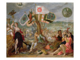 Allegory of the Turkish Wars: the Battle of Hermannstadt Giclee Print