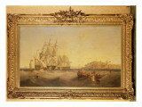 Buy Malta, with French Ship `Charlemagne' and English Ship `Trafalgar' at AllPosters.com