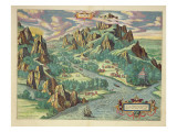Buy View of Antique Thessaly from the 'Atlas Major', 1662 at AllPosters.com