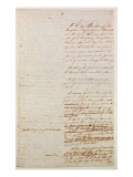 Buy First Draft of the Constitution of the United States, 1787 at AllPosters.com