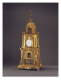 A Very Rare Ormolu, Paste-Inset Musical Automaton Table Clock, Probably Guangzhou, C.1790