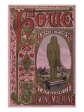 Buy Front Cover of the Howe Sewing Machine Exhibition Catalogue, 1876 at AllPosters.com