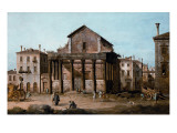 Buy Rome - the Temple of Antoninus and Faustina in the Forum, C.1742-43 at AllPosters.com