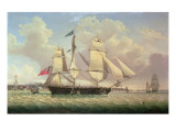 Buy A Merchantman of the Jardine Matheson Line and Other Shipping Off Liverpool, C.1832-48 at AllPosters.com