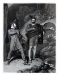 Buy Roderick Dhu and a Clansman, 1810, from 'Lady of the Lake' by Walter Scott at AllPosters.com