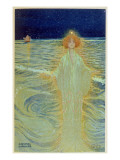 Buy Ghost Appearing Above the Sea During the Night, Early 20th Century at AllPosters.com