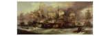 Buy Battle of Cape St.Vincent, 14 February 1797, C.1850 at AllPosters.com