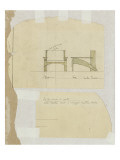 Design for an Oak Armchair, Shown in Front and Side Elevations, 1905