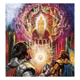 Sir Percival and Sir Bors Witnessing the Vanishing of the Holy Grail