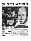 Buy Shakespeare: the Greatest of Them All, Front Page of 'The Children's Newspaper', April 1964 at AllPosters.com