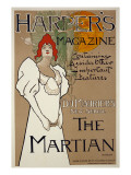 Cover Illustration for 'Harper's' Magazine Featuring 'The Martian' by Dumaurier, 1898