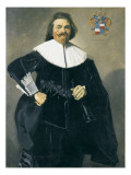 Buy Portrait of Tieleman Roosterman, Three-Quarter Length, in a Black Doublet and Breeches at AllPosters.com