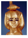 Detail of the Goddess Selket from the Canopic Shrine, from the Tomb of Tutankhamun