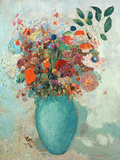 Flowers in a Turquoise Vase, C.1912