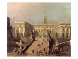 View of Piazza Del Campidoglio and Cordonata, Rome