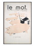 Front Cover of 'Le Mot', 6th February 1915
