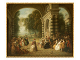 Buy The Pleasure of the Ball, after Watteau at AllPosters.com