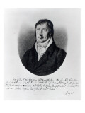 Georg Wilhelm Friedrich Hegel, Engraved by F.W Bollinger, C.1825