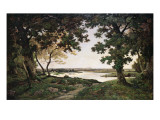 Wooded Landscape with a Sandy River, 1882