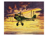 Amy Johnson in Her Gypsy Moth Called 'Jason'