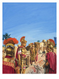 Romans Admiring Remnants of the Golden Age of Babylon